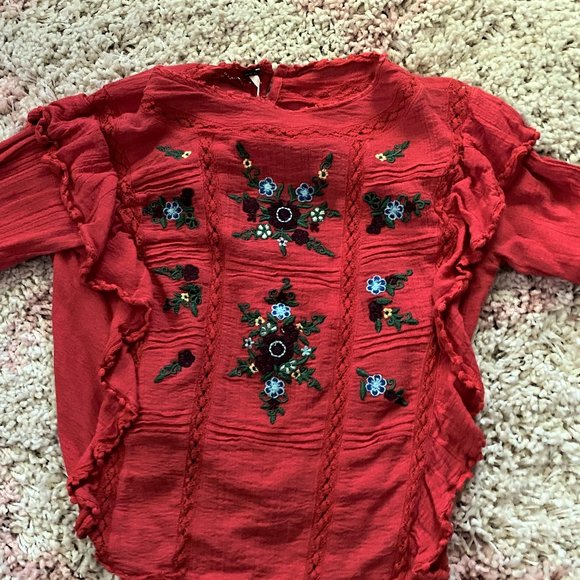 Free People Embroidered Top - Picture 2 of 6